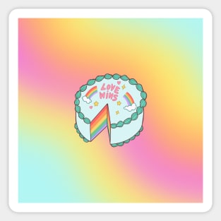 Pink Pastel Sweet Graving Sticker